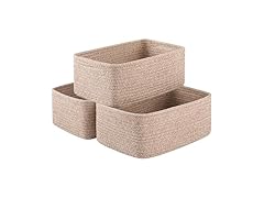 OIASKET 3 Pack Storage Baskets