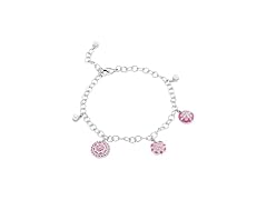 Rose Garden Link Charm Bracelet