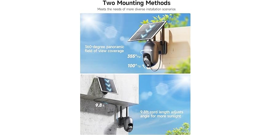 LIWAN W0101 4G LTE Cellular Security Camera Outdoor