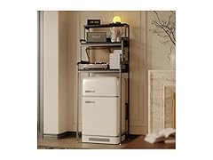 4-Tier Mini Fridge Stand with Storage
