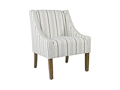HomePop Modern Swoop Arm Accent Chair