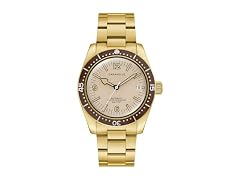 Caravelle Watch, Gold Tone