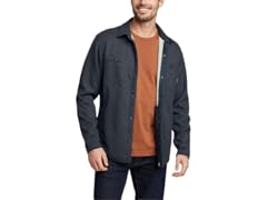 Eddie Bauer Mens (2XL) LS Faux Shearling Thermal Storm