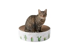 Kitty City Cactus Corrugate Scratcher Bed - Round Lounger