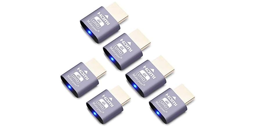 (VALUE PACKS) HDMI Dummy Plug fit-Headless Display Emulator