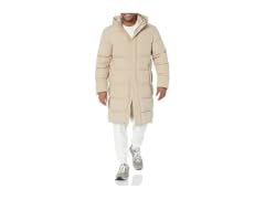 Amazon Essentials Men's Long Hooded Puffer Coat