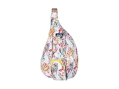 KAVU Original Rope Sling Bag (Floral Coral)