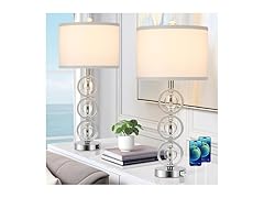 VerRon Modern Silver Table Lamps