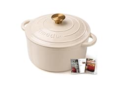 Parmedu 5.5QT Enameled Cast Iron Dutch