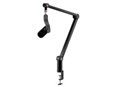 Logitech Yeticaster GX RGB Microphone and Boom Arm