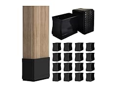 1" x 1 3/4" Rectangle Chair Leg Floor Protectors