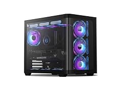 darkFlash ATX Mid-Tower PC Case, Black
