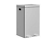 Dual Compartment Kitchen Trash Can, 2×8 Gallon (60L)