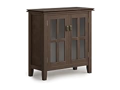 SIMPLIHOME Artisan 30" Wood Cabinet