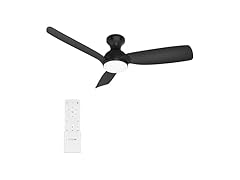 Consciot Ceiling Fan With Light, 44" with Remote, Black