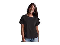 Hanes Women (XS) Originals Oversized T-shirt Black