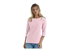 Hanes Womens Stretch Cotton Raglan Tee