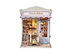 Aeneovix DIY Miniature Bakery Book Nook Kit