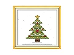 TAIDETON Stamped Cross Stitch Kit DIY Embroidery Kit