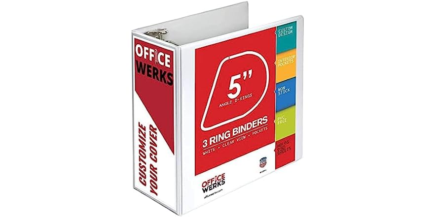 3 Ring Binder, Professional D Ring Binder 5