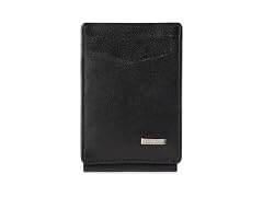 Haggar Men (OS) Rfid Leather Magnetic Front Wallet