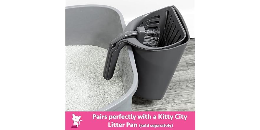 Kitty Infinity 13 Kitty City Infinity Cat Litter Scoop with Holder