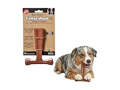 SPOT Bam-Bones Plus Coffee Wood T-Bone Dog Chew Toy, Beef