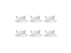65 Watt LED 4-Inch Recessed Downlight, 6-Pk