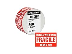 Quality Park Fragile Stickers 500/Roll