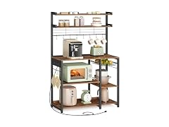 VASAGLE Baker's Rack, 35.4 Inches Microwave Stand