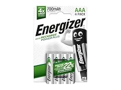 4X Energizer AccuRecharge Power Plus AAA 700mAh