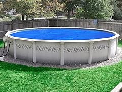 Pool Mate 18' x 33' Oval Deluxe Blue/Silver Solar Cover