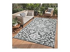 GarveeHome 9'x18' Large Outdoor Rug