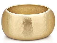 Zinc Alloy Brush Gold Fitbit Bangle
