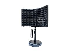 AxcessAbles Compact Recording Microphone Isolation Shield