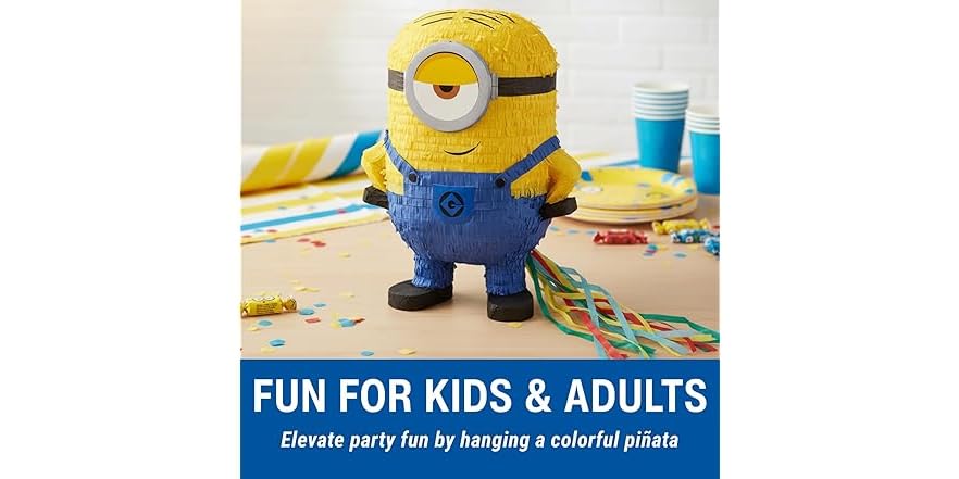 Minions String Fun Express Despicable Me Minion Pull-String Piñata