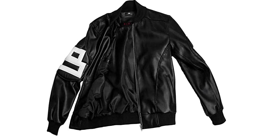 8 Ball Pool Bomber Jacket, Small, Black/White