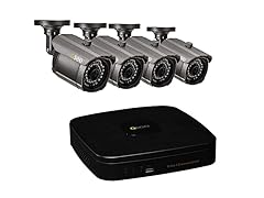 Q-See 8Ch Security Sys w/4 Bullet Camera