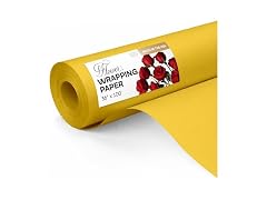 Yellow Flower Wrapping Paper 36x100ft