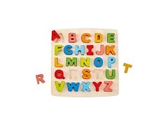 Hape Alphabet Blocks Wooden Learning Puzzle