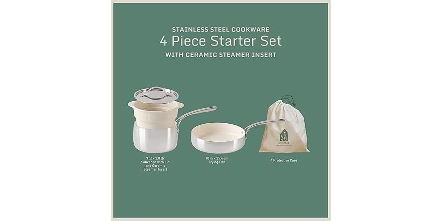 Bloomhouse Pots and Pans Cookware Set