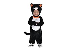 Black Polyester Baby Cat Jumpsuit with (18-24 Mo)