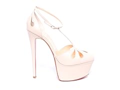 Amyada 160 MM White Kid Tstrap Platform