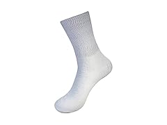 Mens (13-15) 3Pk Diabetic Socks Grey Blue Label