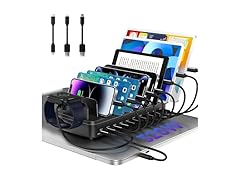 MERGROLY 320W 10-Port Multi-Device Charger