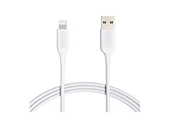 Amazon Basics 2-Pack Apple MFi Certified USB-A to Lightning Cable