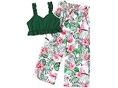 Hawaiian Tropical Toddler Girl Outfit