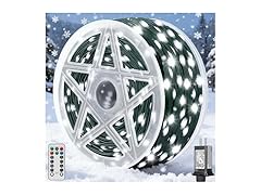 Brightever 1100 LED Outdoor Christmas Lights, 360 FT