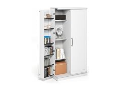 Furinno Robin 4-Tier 2 Doors Pantry