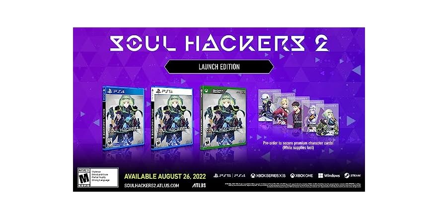 Soul Hackers 2 - PlayStation 4 - Version Française - Neuf Sous Blister
